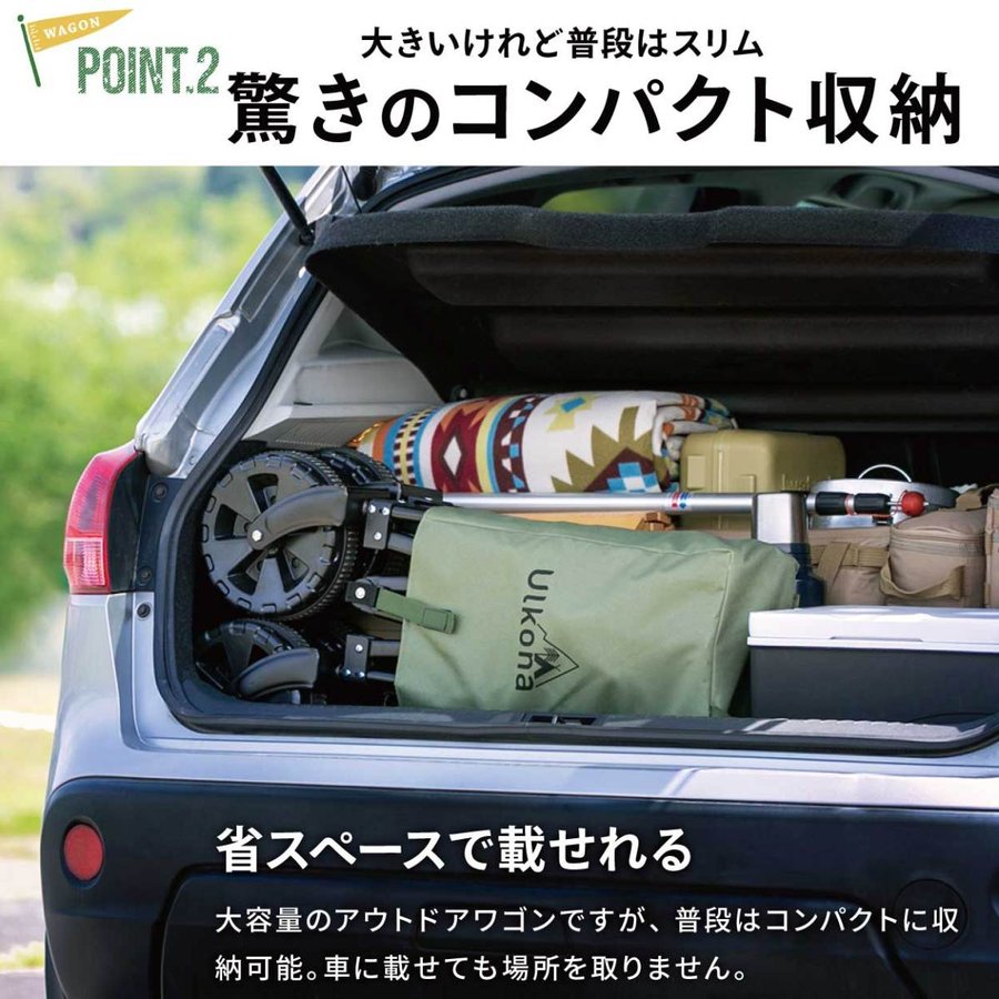 【訳あり品】キャリーワゴン ウルコナ Ulkona アウトドアワゴン