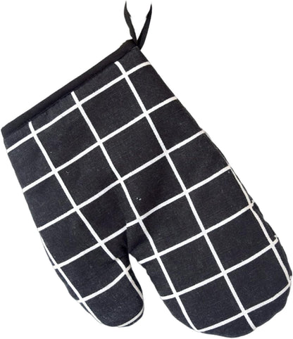 耐熱ミトン オーブングローブ キッチン手袋 電子レンジ手袋 クッキング用 バーベキュー用 ケーキ焼き用 柔軟な綿製 やけど防止