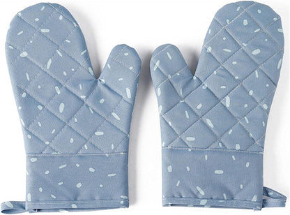 鍋つかみ 耐熱ミトン オーブンミトン 鍋敷き なべつかみ キッチンミトン 耐熱鍋つかみ クッキング用 バーベキュー用 電子レンジ 滑り止め かわいい フリーサイズ 男女兼用 つり下げ可能 調理用手袋 高温対応